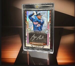 ‘22 Topps Museum Collection Museum Framed Autographs Byron Buxton #MFA-BBU /5 E3
